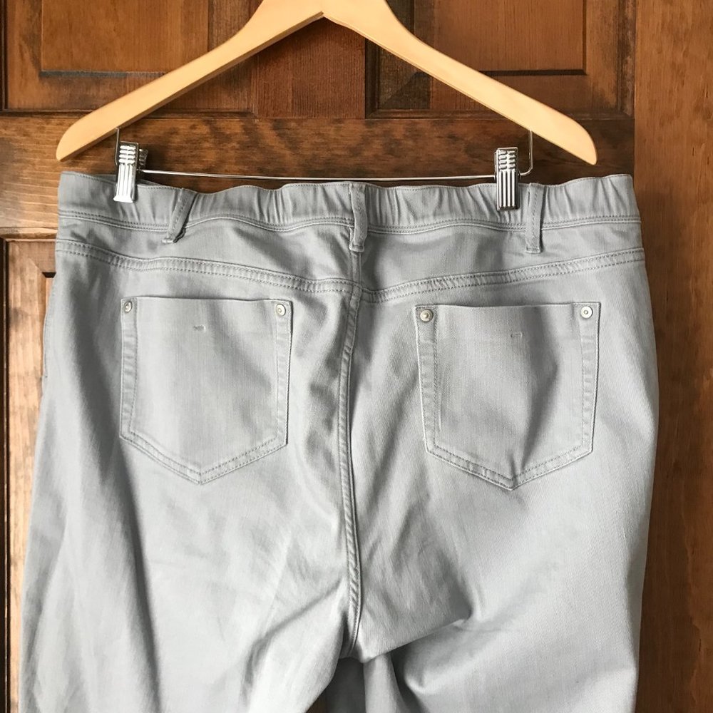 J. Jill Blue w/Ombre Leg Authentic Fit Slim Ankle Jeans Size 18 - Picture 9 of 14